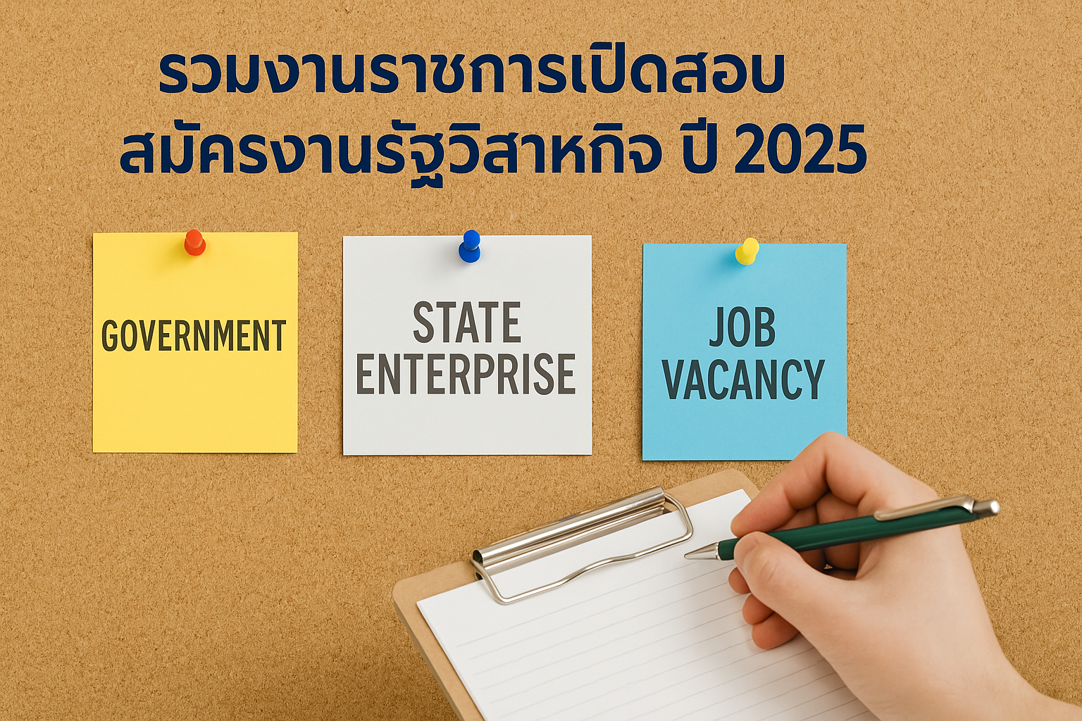 รวมงานราชการเปิดสอบ สมัครงานรัฐวิสาหกิจ ปี 2025