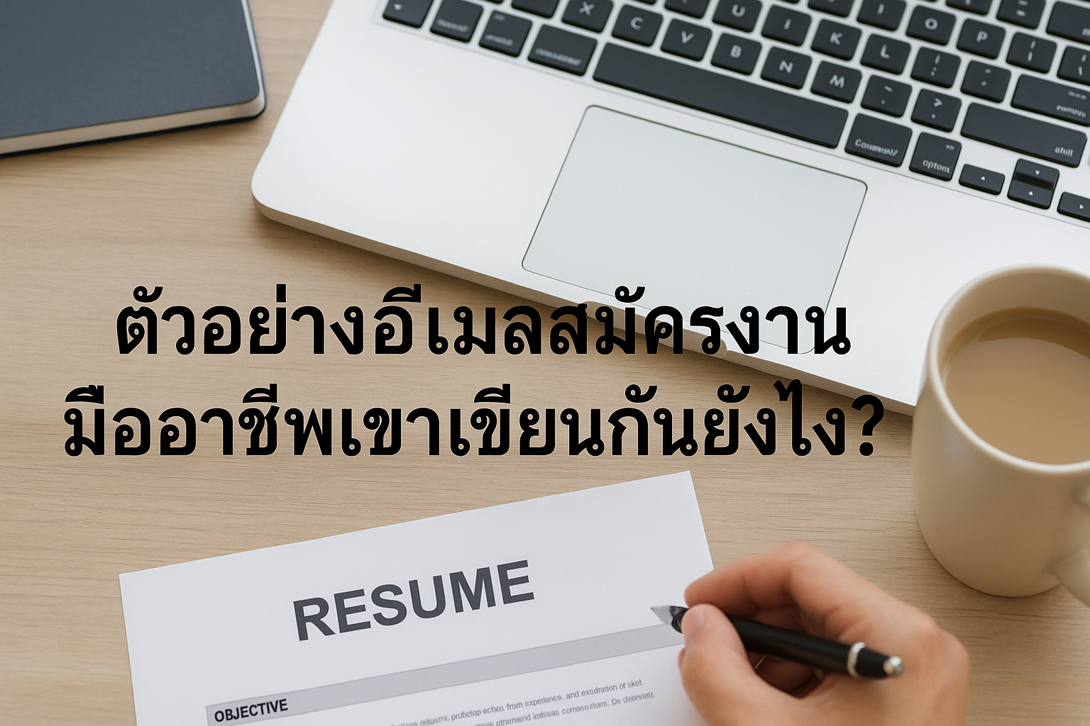ตัวอย่างอีเมลสมัครงาน มืออาชีพเขาเขียนกันยังไง?